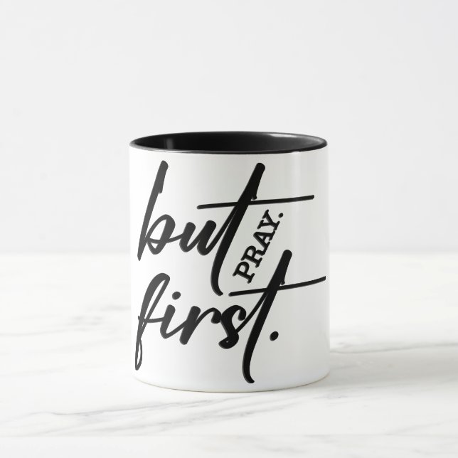 Taza Verso de la Biblia Cristiana inspiradora (Centro)