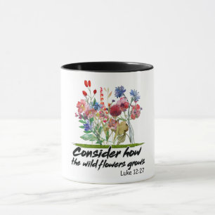 Taza Verso de la Biblia Cristiana inspiradora