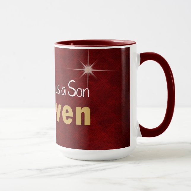 Taza Verso Inspirador de la Biblia navidades (Derecha)