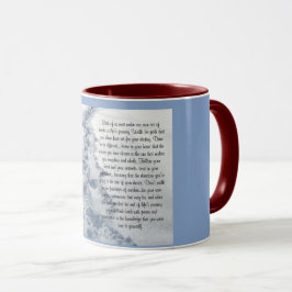 Taza Verso Inspirador de pistas nuevas