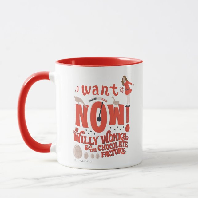 Taza Veruca Salt - I Want It Now! (Izquierda)