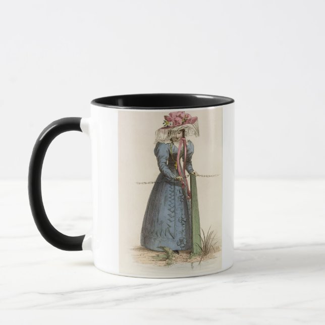Taza Vestido de la "promenade", placa de moda de (Izquierda)