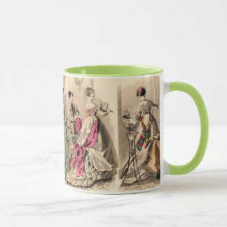 Taza Vestido Victoriano De Color Rosa