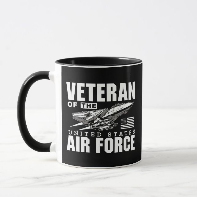 Taza Veterano de la Fuerza Aérea de los Estados Unidos (Izquierda)