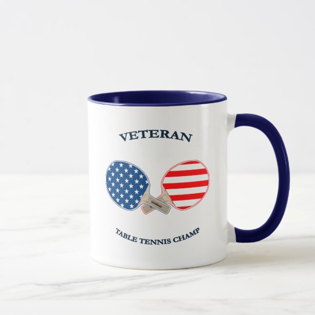 Taza Veterano de los tenis de mesa (Derecha)