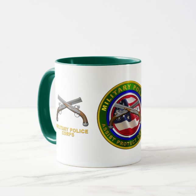 Taza Veterano del Cuerpo de Policía Militar del Ejércit (Anverso izquierdo)