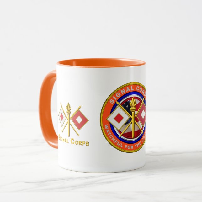Taza Veterano del Cuerpo de Señales  (Anverso izquierdo)