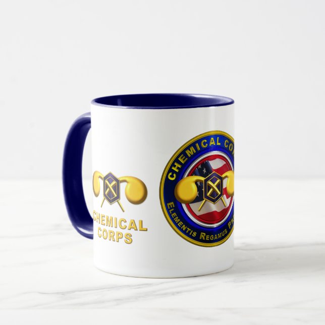 Taza Veterano del Cuerpo Químico (Anverso izquierdo)