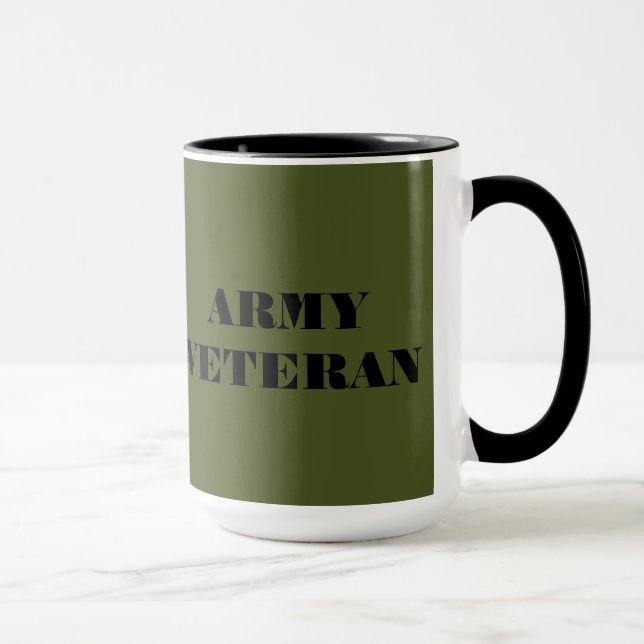 Taza Veterano del Ejército Mug (Derecha)