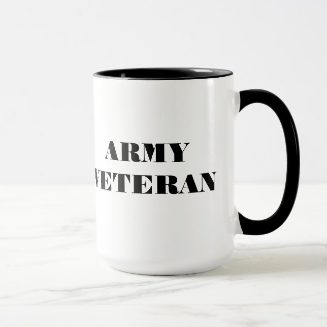 Taza Veterano del Ejército Mug (Derecha)