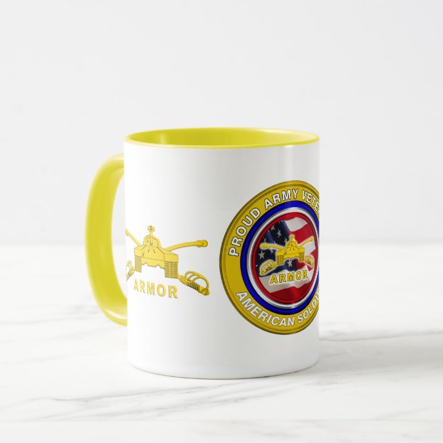 Taza Veterano del Ejército Orgulloso (Anverso izquierdo)