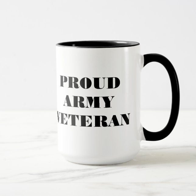 Taza Veterano del Ejército Orgulloso Mug (Derecha)
