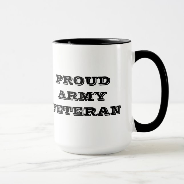 Taza Veterano del Ejército Orgulloso Mug (Derecha)