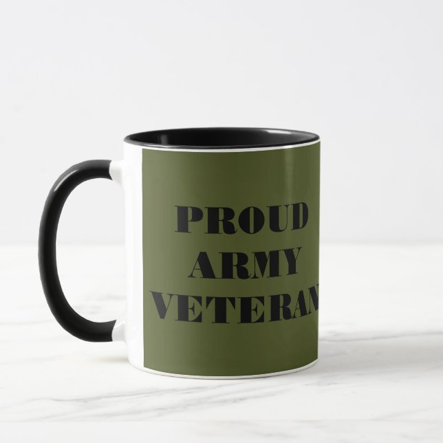 Taza Veterano del Ejército Orgulloso Mug (Izquierda)
