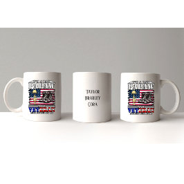 Taza Veterano Papá Papaw Nada Me Da Miedo Personalizabl