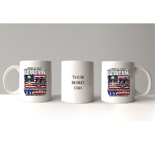 Taza Veterano Papá Papaw Nada Me Da Miedo Personalizabl