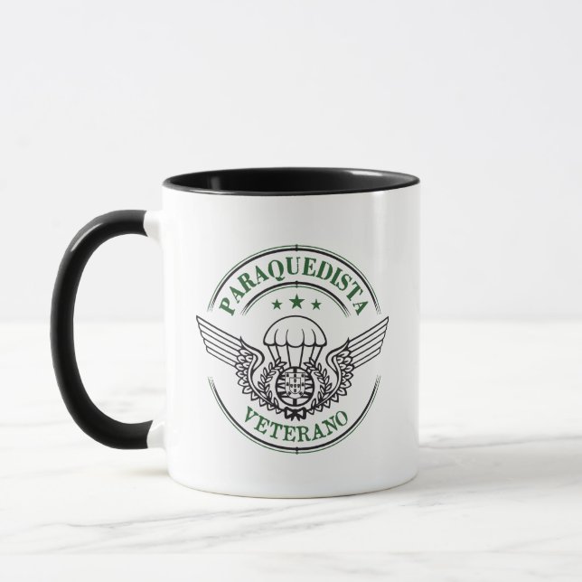 Taza Veterano paracaidista de Portugal (Izquierda)