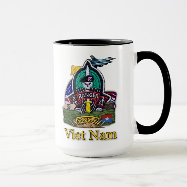 Taza veteranos veteranos del ejército 75th airborne vie (Derecha)