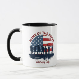 Taza Veterans Day Patriotic Tee