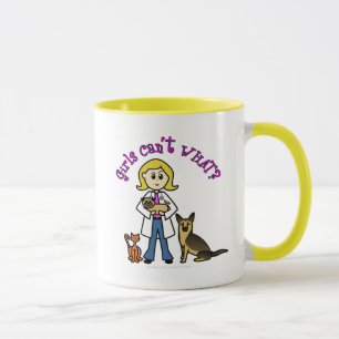 Taza Veterinaria rubia