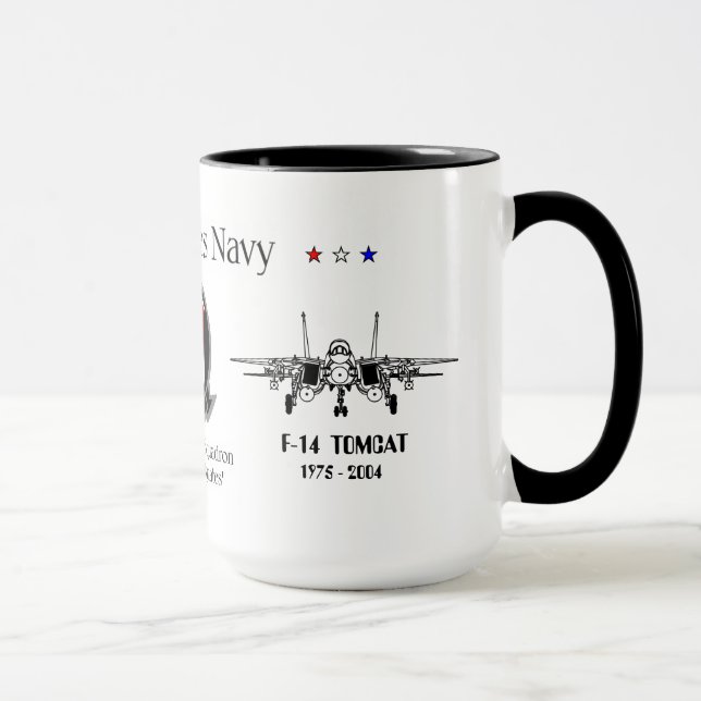 Taza VF-211 'Checkmates' - F-14 Tomcat Sq. (Derecha)