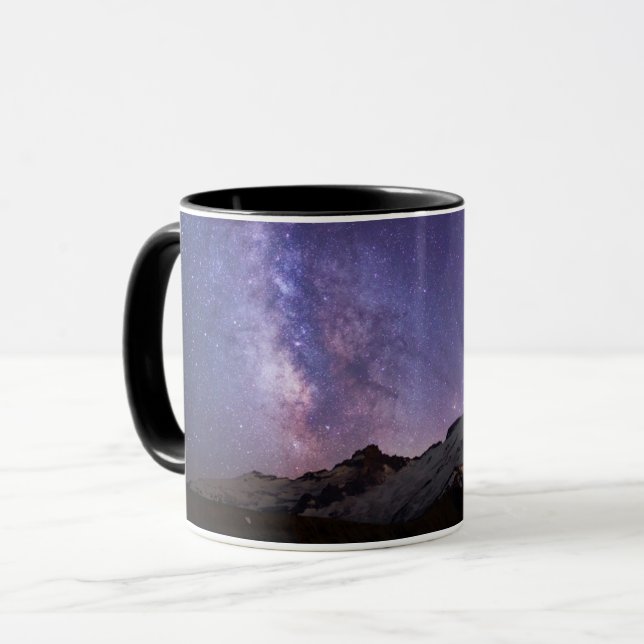Taza Vía Láctea y Monte Rainier | Estado de Washington (Anverso izquierdo)