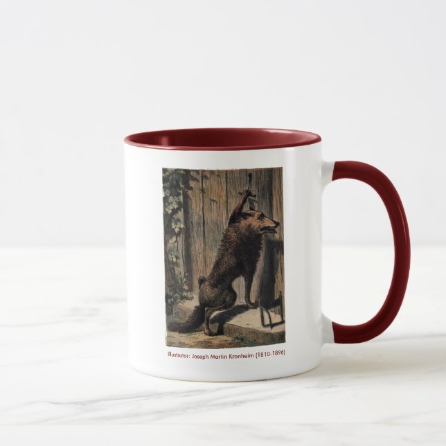 Taza Viajando en el lobo a la puerta de la abuela (Derecha)