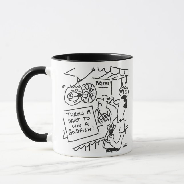 Taza Viajar en el juego de los dardos Stall de Fairgrou (Izquierda)
