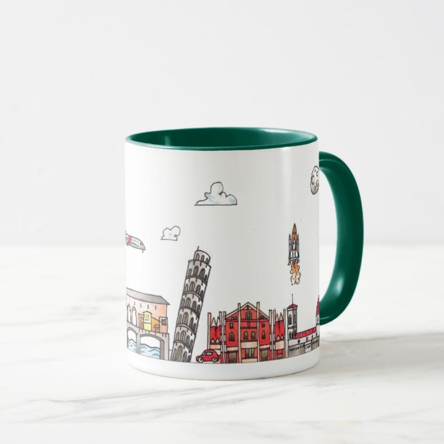 Taza Viajar por el mundo - Italia (Anverso derecho)