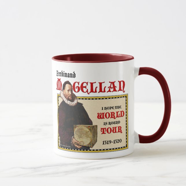 Taza Viaje del mundo de Magellan 1519 (taza/Stein) (Derecha)