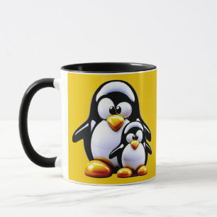 Taza Viaje en familia Penguin