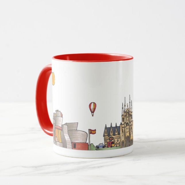 Taza Viaje por el mundo - España Mug (Anverso izquierdo)