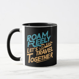 Taza Viajemos juntos libremente