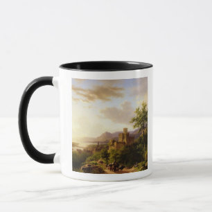 Taza Viajeros en una trayectoria en un Lan extenso de