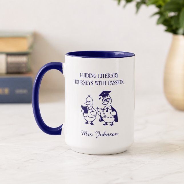 Taza Viajes literarios guiados con diseño de pasión (Subido por el creador)