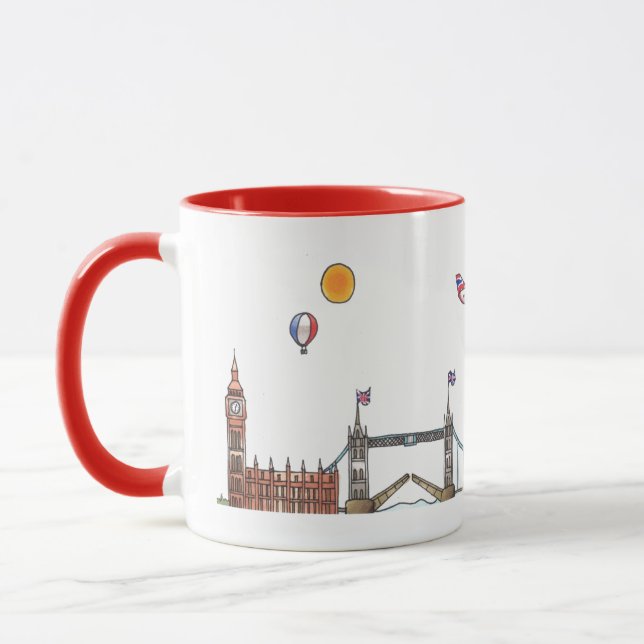 Taza Viajes por el mundo - Reino Unido (Izquierda)