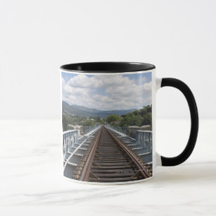 Taza Vías encima del puente de Eiffel