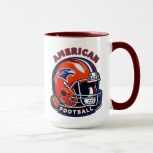 Taza Vibes All-American Game Day - Estilo Casco Vintage