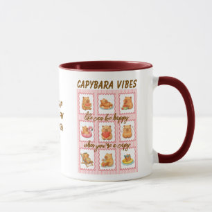 Taza VIBES DE CARPINCHO Personalizado Lindo La vida es