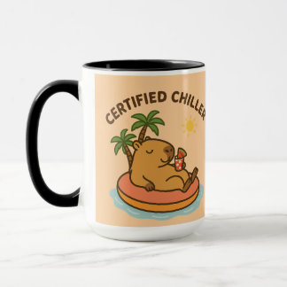 Taza Vibes de verano de Capibara - Chill Pool Flomelo W