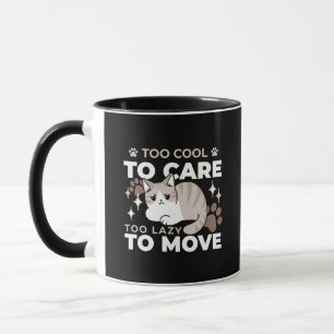 Taza Vibes relajadas y perezosas para el diseño de los