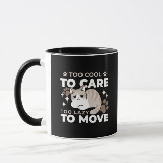 Taza Vibes relajadas y perezosas para el diseño de los 