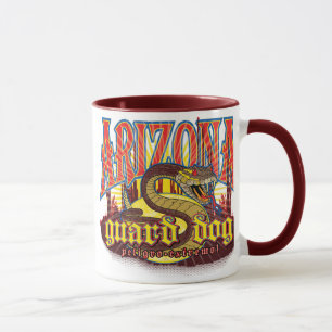 Taza Víbora de Arizona en guardia