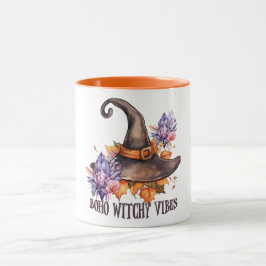 Taza Vibraciones de Bruja Boho Halloween 