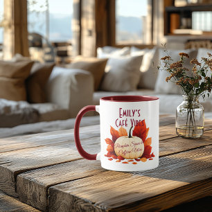 Taza Vibraciones de Café Otoño – Amor a la Especia de C