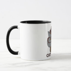 Taza Vibraciones de Gato – Gato Gris Genial