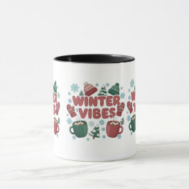 Taza Vibraciones de Invierno" 2D puff