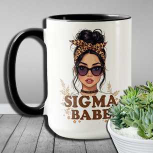 Taza Vibraciones de la Generación Z Sigma Chica GenZ Le