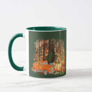Taza Vibraciones de Otoño, Un Coche Cargado De Calabaza