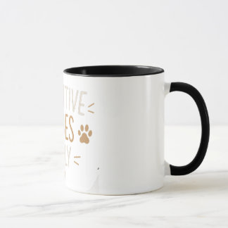Taza Vibraciones Positivas - Amante de Perros Adorables